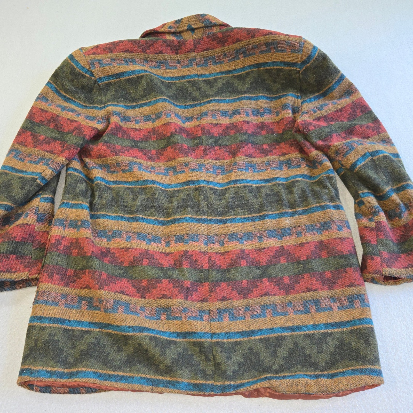 Hw New York Southwestern Jacket Womens Xl Multicolor Wool Blend Vintage Boho — image 3 of 8